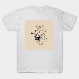 closed heart T-Shirt